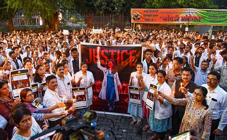 Protests across the nation have been taking place for the victim | - PTI